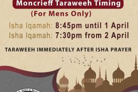 Taraweeh @ Taqwa School
